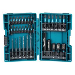 Set svrdla i nastavaka MAKITA DRILL BIT SET & END.+US.33el (33 dijela)