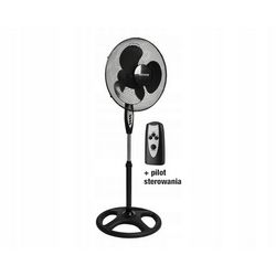 FLOOR FAN BLACK+REMOTE CONTROL 40cm