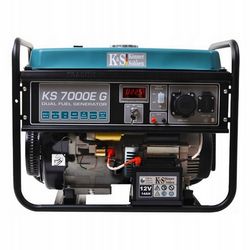 Hibridni generator KÖNNER & SÖHNEN KS 7000E G (benzin/plin, 5.0kW, 230V, električno pokretanje)