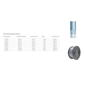 CELLFAST WĄŻ OGÓLNEGO STOSOWANIA ZBROJONY  25.0x4,5   20mb PL "B" /NA STOJAK