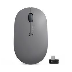 Miš za više uređaja LENOVO Go Ambidextrous RF Wireless + Bluetooth Optical 2400 DPI (Optički, 2400 DPI, Bežični + Bluetooth)