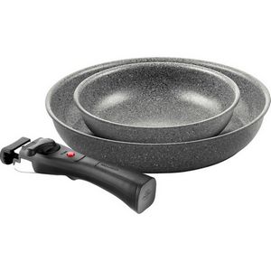 set of 2 frying pans (20 + 28 cm) 1H