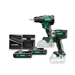 Akumulatorski set alata HIKOKI KC18DEWFZ (DS18DD + WH18DD) (2x4.0Ah, HITSYSTEM)