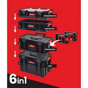 QBRICK SYSTEM TWO 6-in-1 SET 535 x 390 x 820