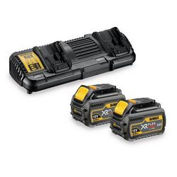 Set baterije i punjača DeWALT DCB132T2-QW (Crna, Žuta, Litij-ionska, 4 Ah, 18 V)