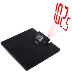 Vaga za kupaonicu s projektorom ADLER, AD 8182 (Crna, maksimalna težina 180 kg, točnost 100 g)