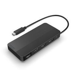 Putni Dock s Dvostrukim USB-C Prikazom i Adapterom LENOVO 40B90100EU (podrška za dvostruki zaslon, USB-C)