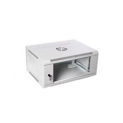 Mrežni ormar za montažu na zid DIGITUS 19" 6U Rack 600x450 (staklena vrata, siva, nedijeljen, preklopiv, 60kg)