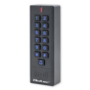 Qoltec CALISTO Combination Lock with RFID Reader| code | Card | keychain | Bell | IP68 | EM