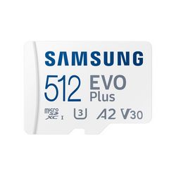 Memorijska kartica Samsung EVO Plus 512GB microSDXC (klasa flash memorije 10)