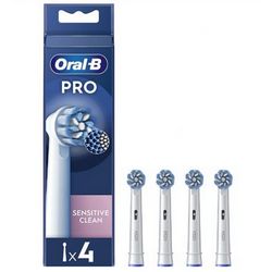 Zamjenjive glave za četkicu za zube ORAL-B EB60X-4 Sensitive Clean Pro (za odrasle, uključene 4 glave, bijela)