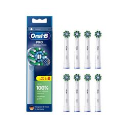 Zamjenjive glave za četkicu za zube ORAL-B EB50RX-8 Cross Action Pro (Za odrasle, broj uključenih glava za četkicu 8, bijela)