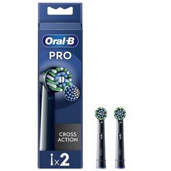 Zamjenjive glave za četkicu za zube ORAL-B EB50BRX-4 Cross Action (za odrasle, uključeno 4 glave, crna)