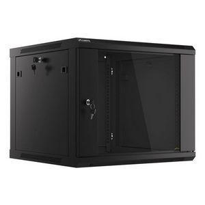 Lanberg WF01-6609-10B rack cabinet 9U Wall mounted rack Black