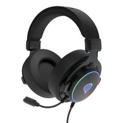 Slušalice s mikrofonom GENESIS Neon 764 RGB (USB, pozadinsko osvjetljenje, crna)