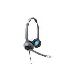 Slušalice, HEADSET, model 522 sa žičanom dvostrukom 3.5mm/USB priključkom (crna boja, adapter uključen)