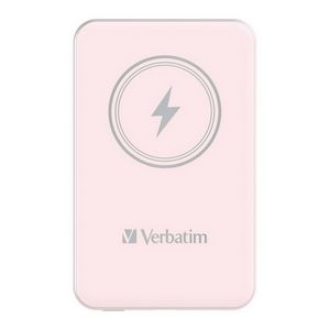 Verbatim Charge 'n' Go Magnetic Wireless Power Bank 10000mAh Pink