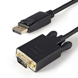 Prijenosni Adapter 3FT DisplayPort DP na VGA (boja: crna)