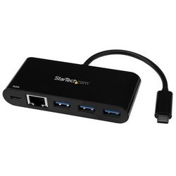 USB-C Adapter za Ethernet s 3 USB 3.0 Huba i PS Port, 65030869973 (Ethernet adapter, 3 USB 3.0 porta, PS port)