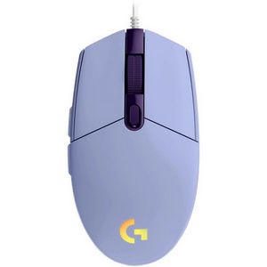 USB Optical Mouse G102 Lightsy Purple 910-005854 by Logitech