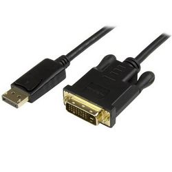 Kabel za pretvaranje DP u DVI, 3FT, (crne boje)
