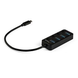 USB C Hub sa 4 porta i individualnim prekidačima,  4-Port USB C Hub with On/Off/Individual On/Off Switches (4 USB C porta, individualni prekidači za svaki port)