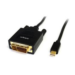 Mini DisplayPort DVI kabel, 6ft (Crna)