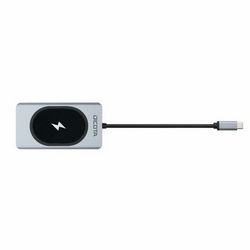 Punjački Hub DICOTA (USB-C 10-in-1 Charging Hub 4K PD 100W, srebrna boja, podrška za 4K, 100W snaga)