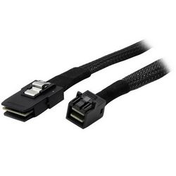 Kabel DELTACO 1M SFF-8087 TO SFF-8643 (mini SAS to mini SAS crni)