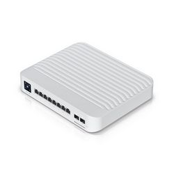 Mrežni prekidač UBIQUITI UniFi USW-PRO-8-POE (Upravljani L2/L3 Gigabit Ethernet, Power over Ethernet (PoE), 1U, Bijela)