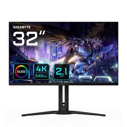 Monitor GIGABYTE AORUS FO32U2P EK1 (Crna, 31.5", UHD, 16:9, 240 Hz, 0.03 ms, 3840 x 2160 piksela, 250 cd/m2, HDMI 2)