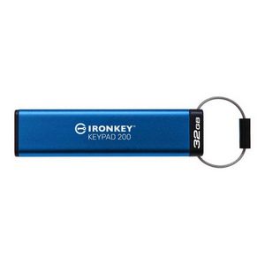 Kingston Technology IronKey 32GB Keypad 200, FIPS 140-3 Lvl 3 AES-256 Hardware Encrypted