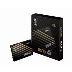 Unutarnji SSD MSI SPATIUM S270 SATA 2.5 240GB (2.5", Serial ATA III, 3D NAND)
