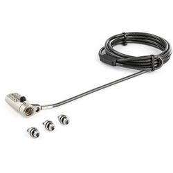 Kabel za zaključavanje prijenosnika StarTech 2M (6.6 FT.) LAPTOP CABLE LOCK/4-DIGIT K-SLOT NANO WEDGE (dužina 2 metra, 4-znamenkasti brojčani kod)