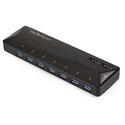 USB Hub sa Punjačem, STARTECH, 7-PT USB 3.0 HUB + CHARGE PTS/2X2.4A DEDICATED FAST CHARGE PTS (7 portova, USB 3.0, 2x2.4A brzo punjenje)