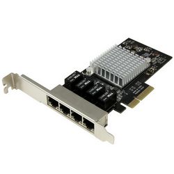 Mrežna kartica StarTech 4-PORT GIGABIT NIC - PCIE/CARD W/ INTEL I350-AM4 PCIE CHIP (Intel I350-AM4, 4 porta, PCIe)