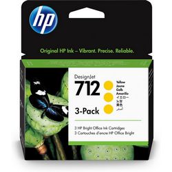 Tinta HP 712 - 3 paketa (Original, Žuta) - HEWLETT PACKARD