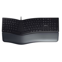 Ergonomska tipkovnica CHERRY KC 4500 ERGO (žičana, GB raspored, crna)