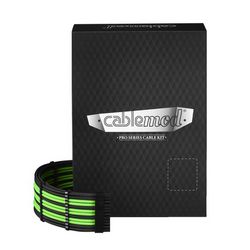 Komplet kabela CABLEMOD C-Series PRO ModMesh za RMi/RMx/RM (crna oznaka, crna/svijetlo zelena)