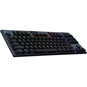 G915 TKLTENKEYL. LIGHTSP. WRLSRGB/MECH. GAMING KEYB. CARBON DEU CENT