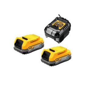 Punjač DEWALT DCB1102 + 2x1.7Ah POWERSTACK DCB1102E2 (s dva akumulatora od 1.7Ah)