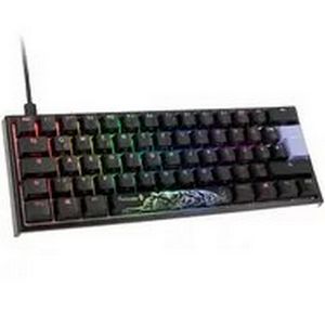 Ducky One 2 Pro Mini Gaming Keyboard, RGB LED - Cherry Red