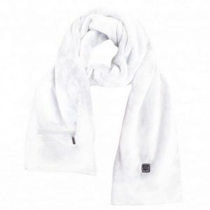Glovii GA1W winter sport body protection Heated scarf Skiing, Snowboarding Unisex Polyester White