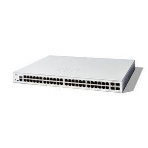 Cisco Catalyst 1300-48T-4X Managed Switch, 48 Port GE, 4x10GE SFP+, Limited Lifetime Protection (C1300-48T-4X)