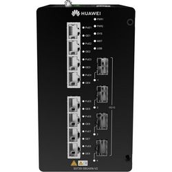 Ethernet prekidač S5700 serija (8*10/100/1000BASE-T priključaka, 4*10GE SFP+ priključaka, PoE++, montaža na DIN šinu)