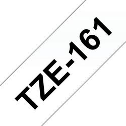 Laminirana traka BROTHER TZe-161 (crna na prozirnoj, 1 komad)