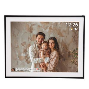 Denver photo frame with FRAMEO 19" 32GB black