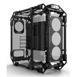 Kućište za računalo ALPHACOOL Apex Skeleton Carbon ATX Case (crna boja, ATX format)