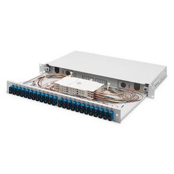 Splejzbox DIGITUS LWL 1HE opremljen 24x SC DX OS2 (siva)