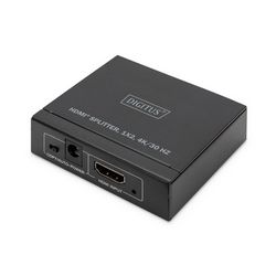 HDMI Splitter DIGITUS 1x2 4K/30Hz (crna boja)